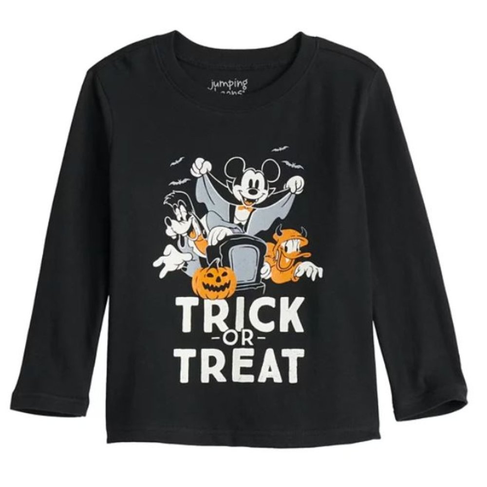 Disney Jumping Beans® Halloween Trick or Treat Long-Sleeve Tee - NWT